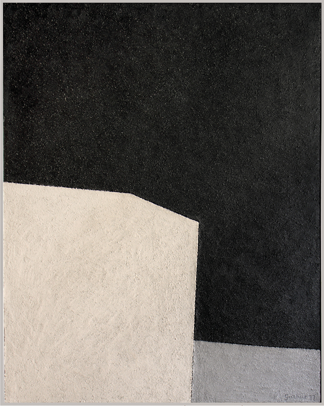 Herman Goetheer - Compositie 1977 - olieverf op doek